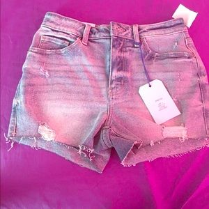 Denim shorts